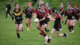Girls rugby league U12's Leigh Miners Vs Thatto Heath highlights- 30 may 2024