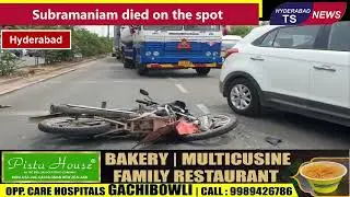 Serious road accident on Medchal National Highway .. Subramaniam from Old Safil