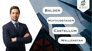 Swedish Real Estate Analysis - Technical Analysis of Balder, Hufvustaden, Castellum, Wallenstam