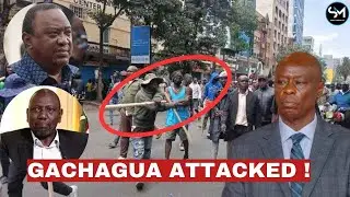 DRAMA! Goons in Kiambu Gatundu south attack Gachagua as he stored Uhuru Kenyatta's home
