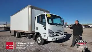 Грузовой автомобиль для городской доставки - Isuzu NPR HD 2019 года выпуска | 20-футовый кузов с ...