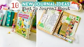 10 NEW JOURNAL IDEAS | Stuck For What To Journal About? | Try These Ideas
