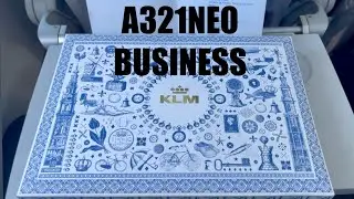 KLM Paris - Amsterdam Business class A321neo  KL1402 #A321NEO #businessclass #cdg #amsterdam #klm