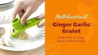 SMA Store | Ginger Garlic Grater | Garlic Press | Garlic Cutter | Garlic Crusher | Kitchen Tools.
