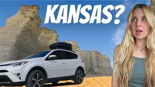 Driving ALONE through Kansas following the yellow brick road