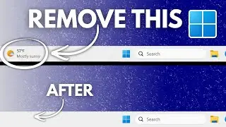 How to Remove the Widgets Icon in Windows 11 - Step by Step