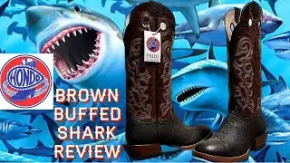 Hondo 3520 brown shark cowboy boot review