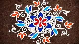 ✨ Today&rsquo;s Rangoli at My Home ✨Colorful lines, peaceful vibes 🌸🎨#DailyRangoli #IndianTradition