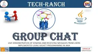 Live demonstration of Group Chat Application using Java Socket | Java Coding Exercise | @TechRanch