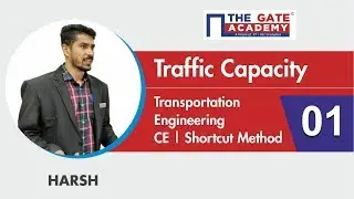 Traffic Capacity - Shortcut Method - 01 - GATE Sol | Transportation Engineering | Civil Engineering