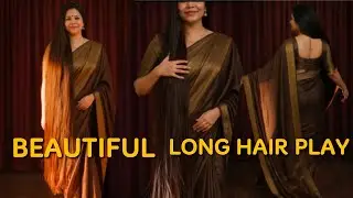 Best Long Hair Play by Beautiful Long Hair Indian Women 6