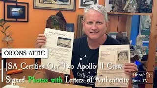 Apollo 11 Crew Autographs Receive Letters of Authenticity From JSA