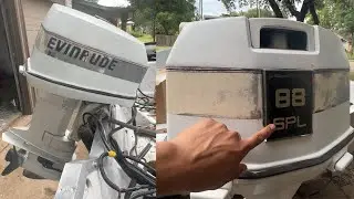1985 Evinrude 88 SPL WalkThrough(Are Old 2Strokes Any Good Now?)
