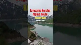 Tateyama Kurobe Alpine Route/Kurobe Dam #nature #travel #tour #japan #tateyama #naturelovers #toyama