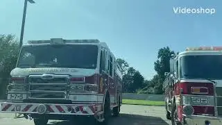 Short Compilation of North Amityville Fire Department Pierce Velocity Fire Trucks From 2024