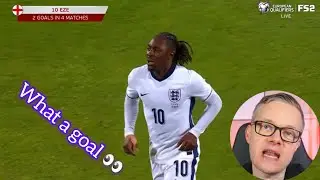 Eze Stunning Outside the Box Goal vs Serbia | England 2-0 Highlights & Goals