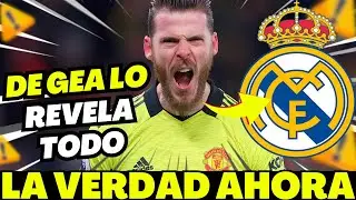 🚨😱 DAVID DE GEA REVELA TODA LA VERDAD! EL REAL MADRID COMETI&Oacute; UN GRAVE ERROR. MIRA LO QUE DIJO.
