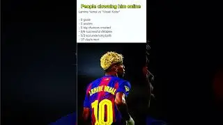 Lamine Yamal proving the haters wrong! 🔥 #football #shorts #popular #viral #feed #trending #fyp
