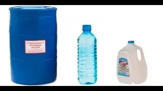 CHEAP BUDGET EMERGENCY WATER SUPPLY FOR STORAGE - ECONOMIC COLLAPSE, WROL, SHFT, NATURAL DISASTER