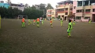 The big wall Mehtab Hossain at his football coaching.
