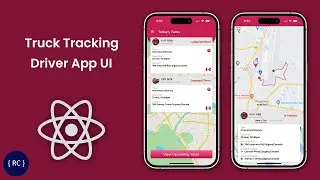 Truck Tracking Driver App UI in React Native | Expo | CityTruck