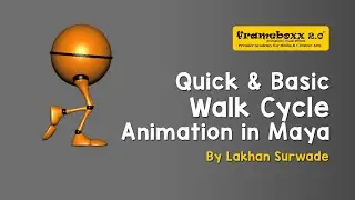 Quick & basic walk cycle Animation in Maya.