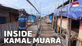 Kamal Muara Jakarta 4K | Raw Jakarta Walking Tour in Hidden Urban Village
