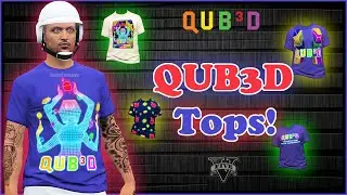GTA5 I *NEW* QUB3D Special T-Shirts Guide! I UNLOCK RARE T-SHIRTS I Patch 1.57!