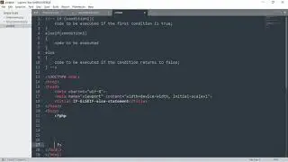 PHP (IF ELSEIF ELSE STATEMENT)
