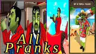 Scary stranger 3d / Not so tropical Paradise / All pranks (Android)