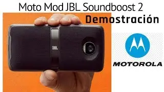 Moto Mod JBL Soundboost 2 - Demostraci&oacute;n
