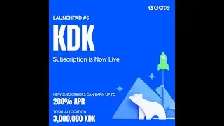 🌟Gate Live Bonus Task -Launchpad (KDK)