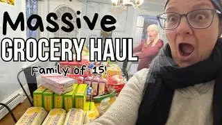 HUGE GROCERY HAUL for our BIG FAMILY