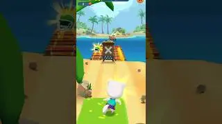 talking tom gold run Shark Hank in fight with Boss short video 😹😹😹 #shorts #talkingtom