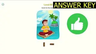 Dop 3 LEVEL 185 Swim to the island (ANSWER KEY) DOP 3 Displace One Part Gameplay - Walkthrough