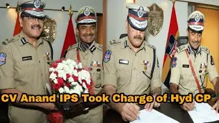 CV Anand took Charge as New CP of Hyd, Know More Details About Him