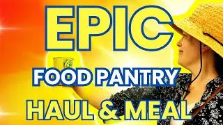 FRUGAL LIVING & Food Pantry Haul 2025 - Cheap Meals - FOOD BANK - Food Haul - Frugal Living Tips