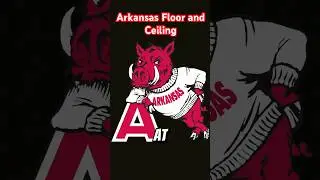Arkansas Floor and Ceiling #collegefootball #collegesports #arkansas#woopig #hogs #fyp #viral #short