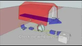 ACD - Typical setup mass decon (inflatable decontamination tent)