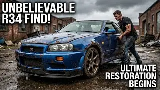 Grandpa Sold Me His Rusted Nissan GTR R34 for $500&hellip; I Restored It