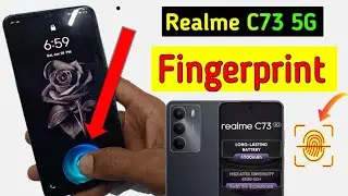 Realme C73 5g Display Fingerprint Setting | How To Fingerprint Screen Lock In Realme C73 5g 