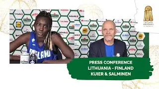 Press conference | Lithuania - Finland | Awak Kuier & Pekka Salminen