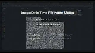 Image Date Time File name Stamp - watermark your photos and add date time text to them