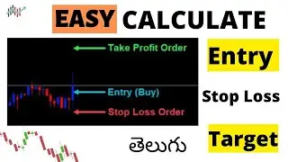 Entry , Stop Loss and TARGET in Telugu | intraday trader | Telugu Trading | must watch