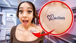 I MADE BRI  GET MY NAME TATTOOED&hellip;*SHE INSTANTLY REGRETS IT*😳
