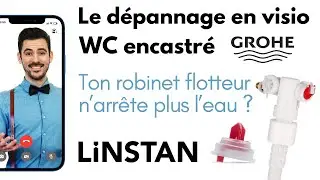 Chasse d'eau GROHE ne se remplit plus | WC suspendu | LINSTAN