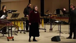 The Canoe | Phyllis Fergus | performed by Marian Wilson Kimber and Iowa Percussion