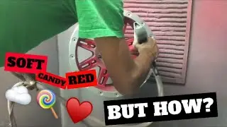Soft Candy Red with **Wagner Corona Sprint Series Powder Coating Gun