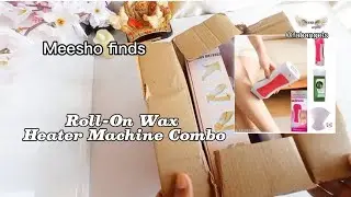 Roll-On Wax Heater Kit 🔥 | At-Home Waxing Under ₹500 😍 | Worth It? #meesho # messhofinds 