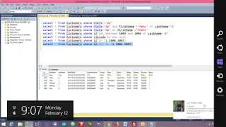 Day 5 - select query - is - in - like - order by - keywords